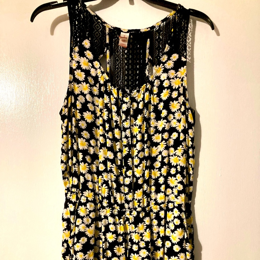 Flowered romper perfect for outdoor concert season!